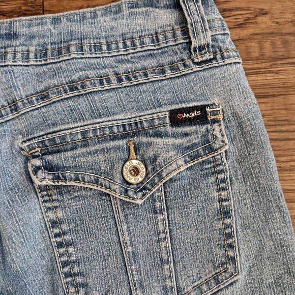 Angels Bermuda Jean Shorts - Picture 3 of 8